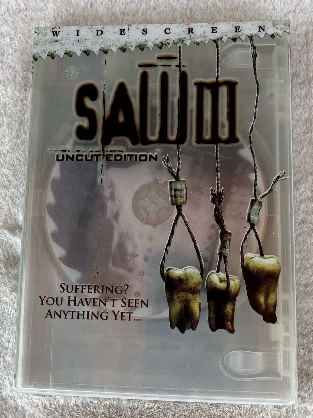 5/$20 DVDs | Saw III Uncut Edition Widescreen 2006 Horror Thriller Tobin Bell